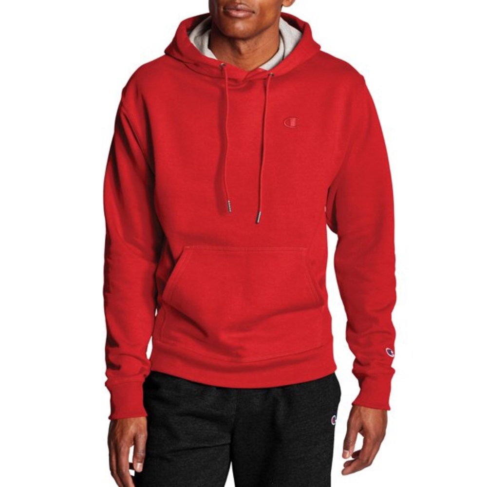 Red Champion Powerblend Hoodie